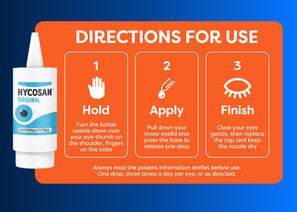 Hycosan Intensive Eye Drops – Relief for Dry, Irritated & Tired Eyes (7.5ml)