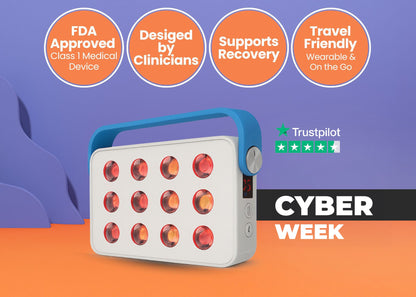 Ocuglow Portable Red & Infrared Light Therapy Panel by Ocushield – For Brighter Skin, Better Sleep and Recovery