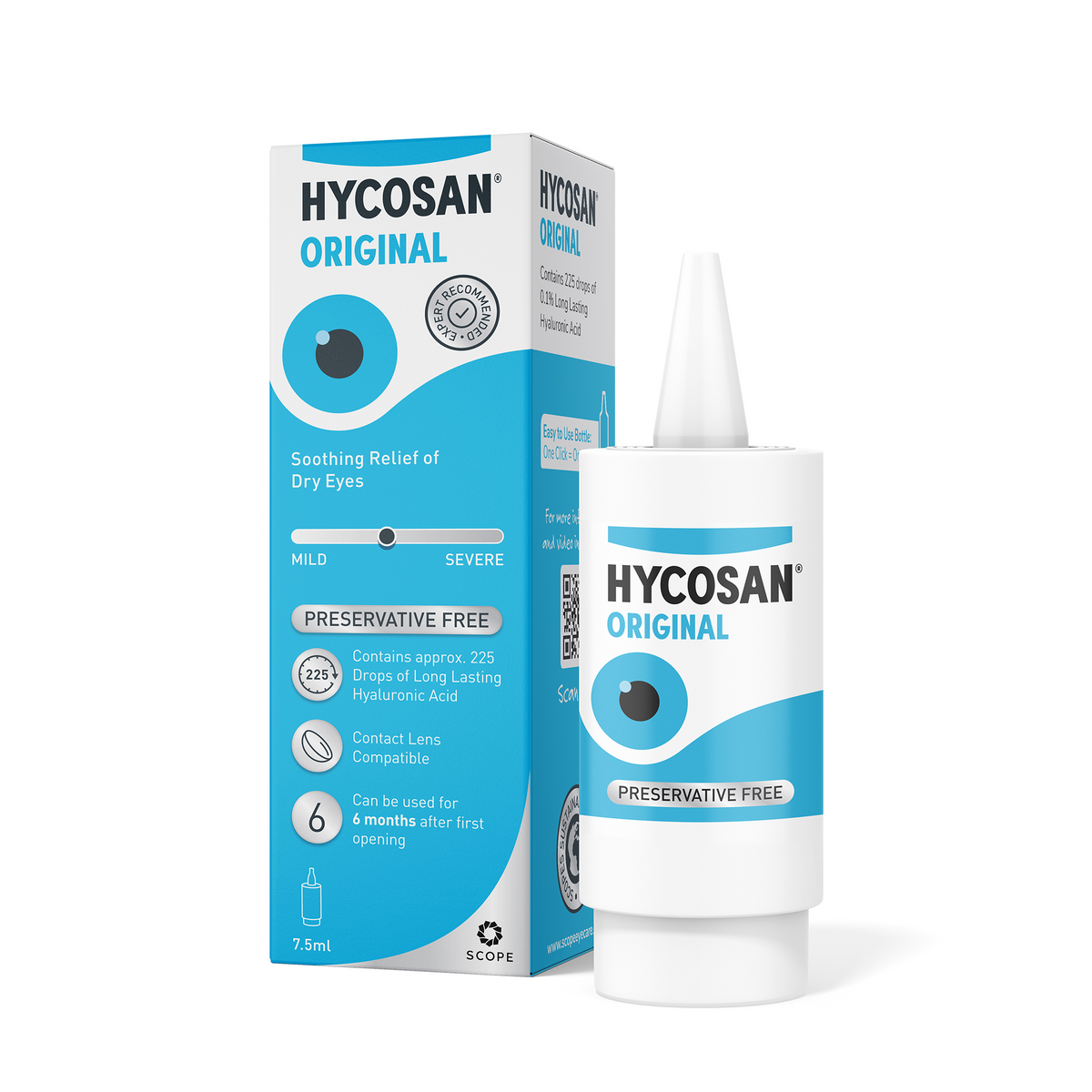 Hycosan Intensive Eye Drops – Relief for Dry, Irritated & Tired Eyes (7.5ml)