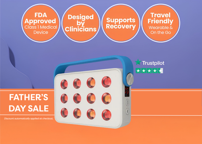 Ocuglow Portable Red & Infrared Light Therapy Panel by Ocushield – For Brighter Skin, Better Sleep and Recovery
