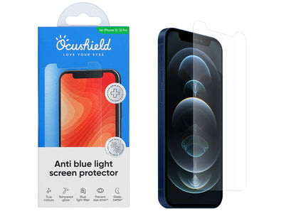 Anti blue light screen protector for iPhone