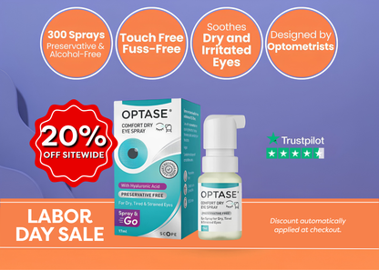 Optase Comfort Dry Eye Spray - Instant Relief for Dry, Tired, Irritated Eyes - 300 Sprays (17ml)