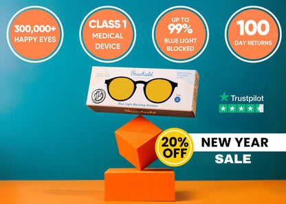 Amber Anti blue light glasses for Men & Women