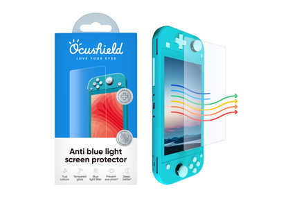 Anti blue light screen protector for Nintendo Switch