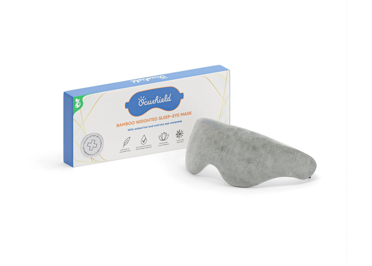 NEW - Bamboo Weighted Sleep Eye Mask