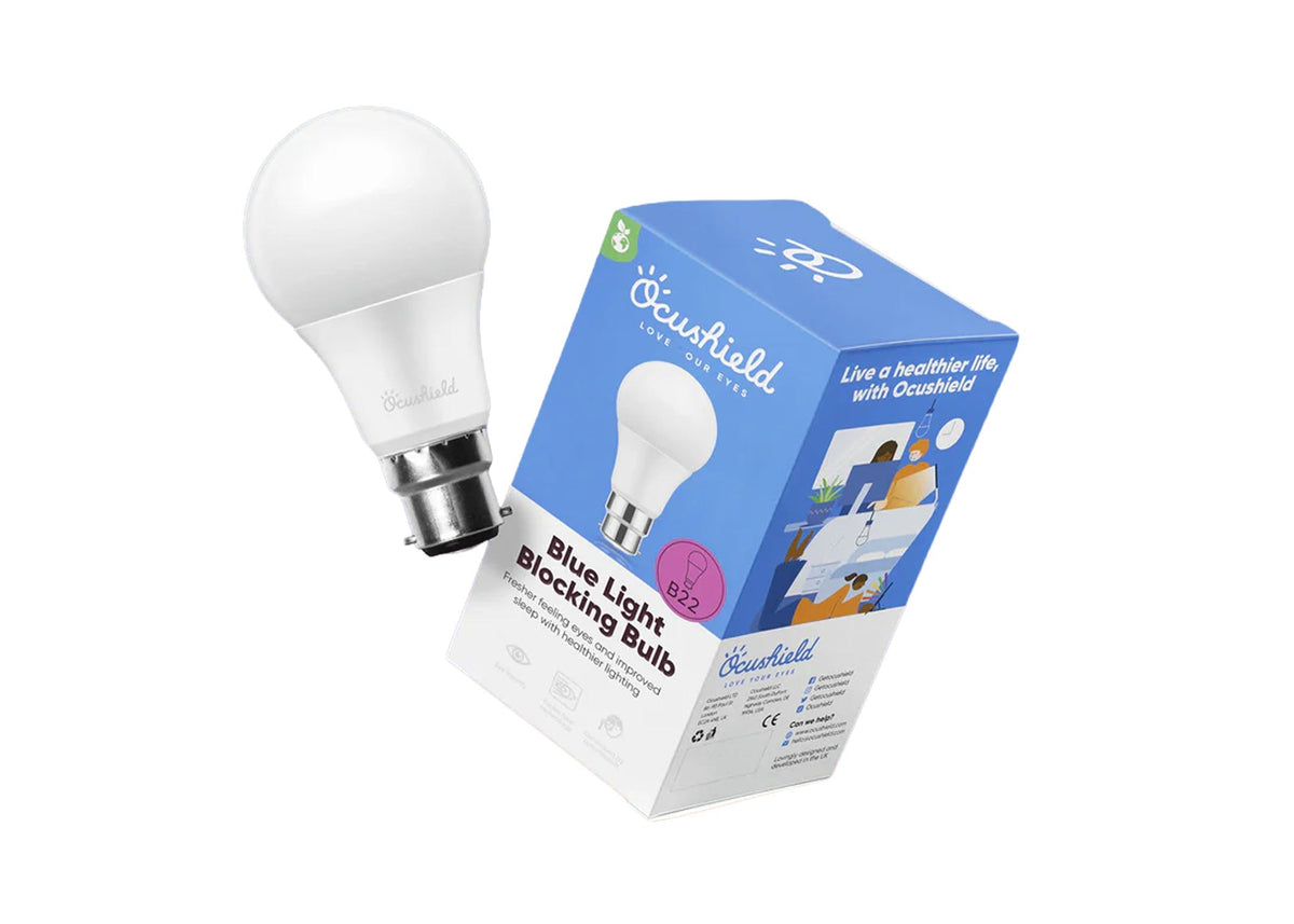 NEW - Blue Light Blocking Light Bulb - Ocubulb