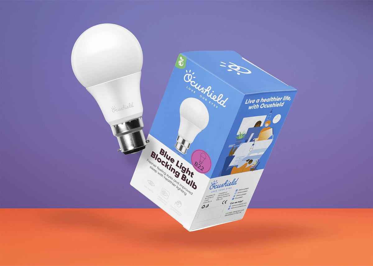 NEW - Blue Light Blocking Light Bulb - Ocubulb