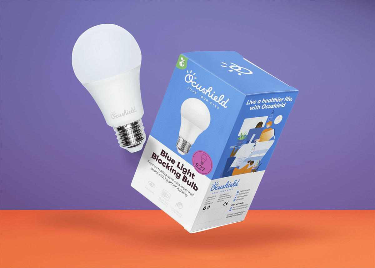NEW - Blue Light Blocking Light Bulb - Ocubulb