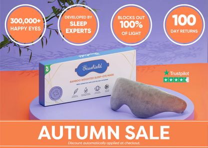 NEW - Bamboo Weighted Sleep Eye Mask