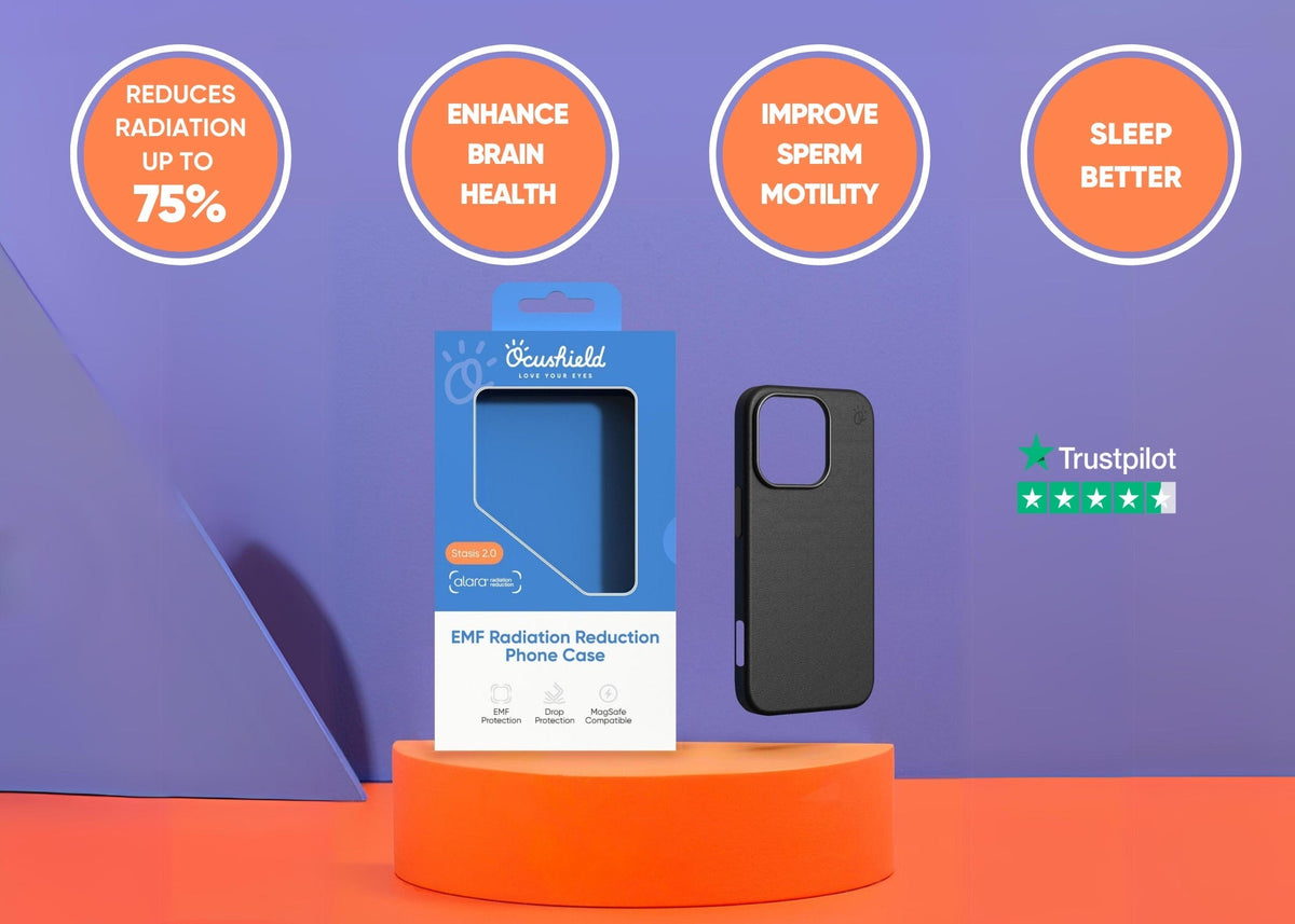 NEW - EMF Radiation Protection for iPhone - Stasis, by Ocushield