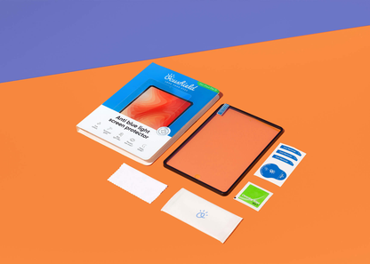 Anti blue light screen protector for iPad