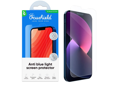 Anti blue light screen protector for iPhone