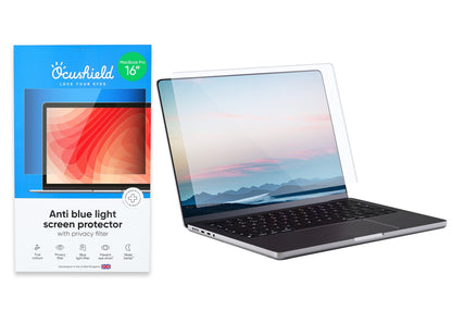 Anti blue light privacy filter for MacBook Air & Pro