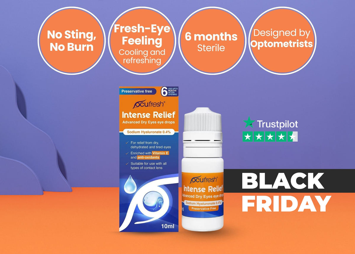 Ocufresh Intensive Eye Drops – Relief for Dry, Irritated & Tired Eyes (10ml)