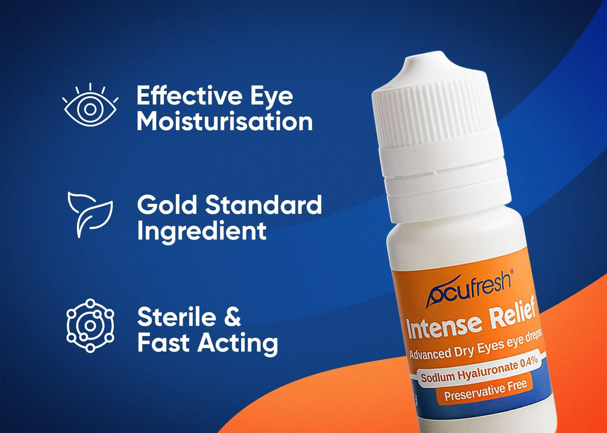 Ocufresh Intensive Eye Drops – Relief for Dry, Irritated & Tired Eyes (10ml)