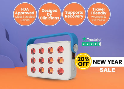 Ocuglow Portable Red & Infrared Light Therapy Panel by Ocushield – For Brighter Skin, Better Sleep and Recovery