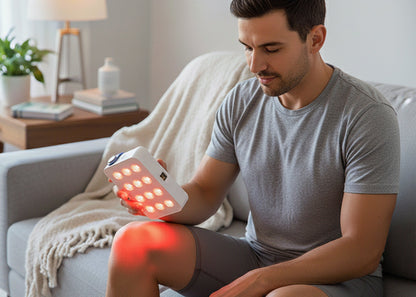 Ocuglow Portable Red & Infrared Light Therapy Panel by Ocushield – For Brighter Skin, Better Sleep and Recovery