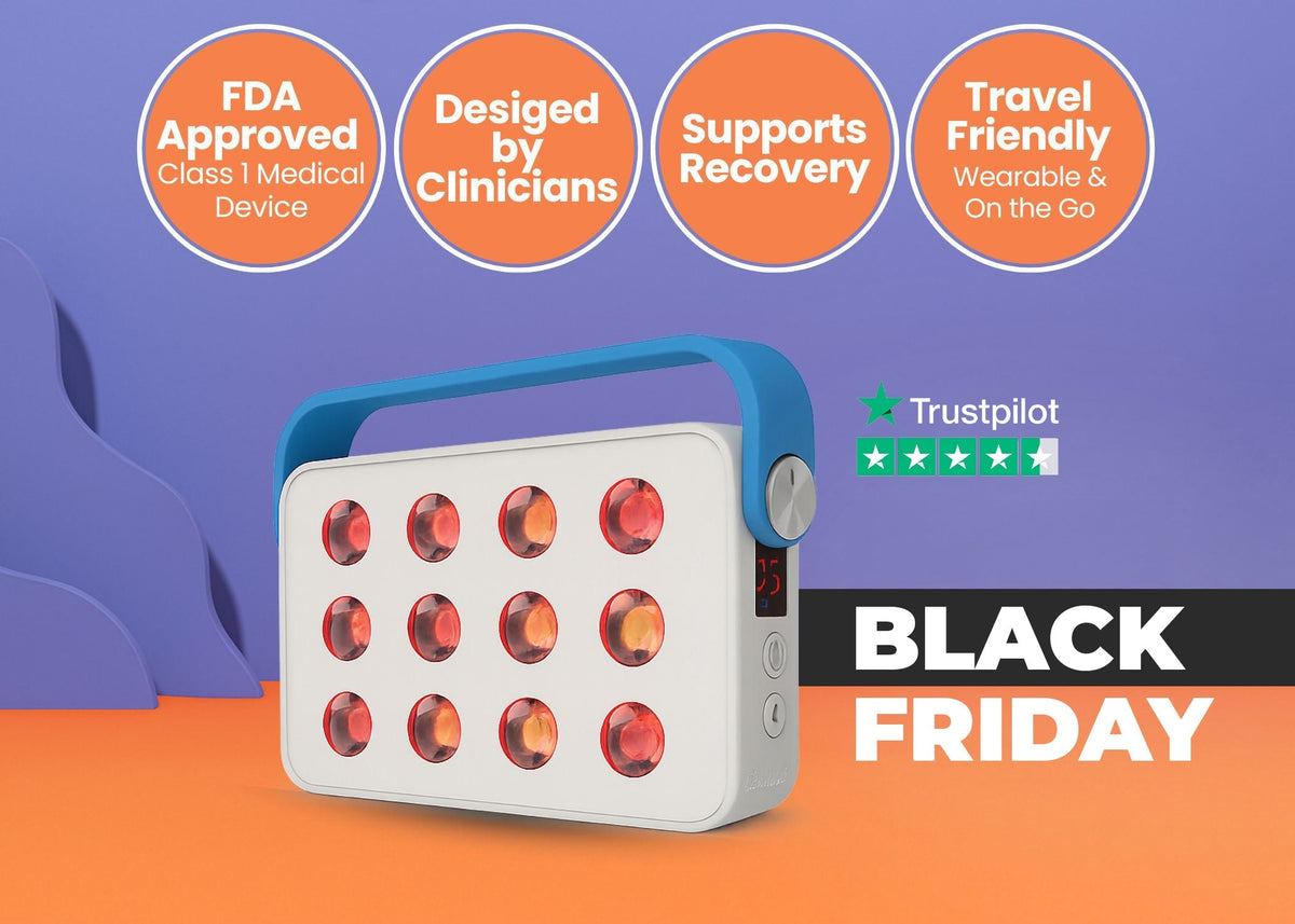 Ocuglow Portable Red & Infrared Light Therapy Panel by Ocushield – For Brighter Skin, Better Sleep and Recovery